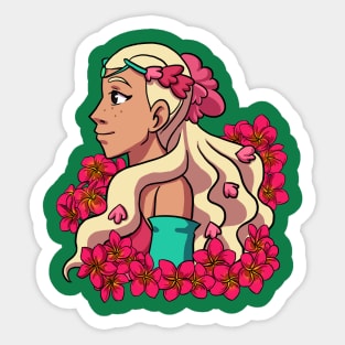 Plumeria Perfuma Sticker